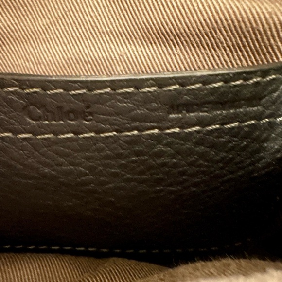 Rare! Chloe Black Leather Studded Small Marcie Saddle Crossbody - Picture 13 of 14